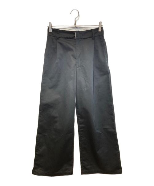 SLOBE IENA（スローブ イエナ）SLOBE IENA (スローブ イエナ) チノタックワイドパンツ ブラック サイズ:38の古着・服飾アイテム