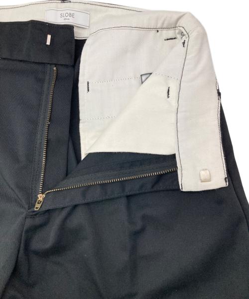 SLOBE IENA（スローブ イエナ）SLOBE IENA (スローブ イエナ) チノタックワイドパンツ ブラック サイズ:38の古着・服飾アイテム