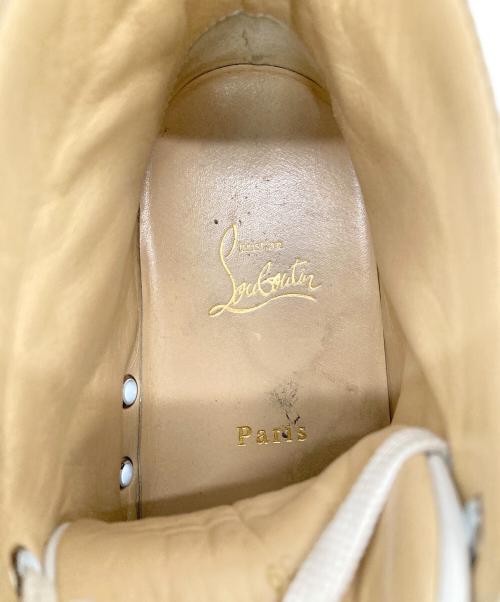 Christian Louboutin（クリスチャン・ルブタン）Christian Louboutin (クリスチャン・ルブタン) スタッズハイカットスニーカー ホワイト サイズ:39（24cm相当）の古着・服飾アイテム