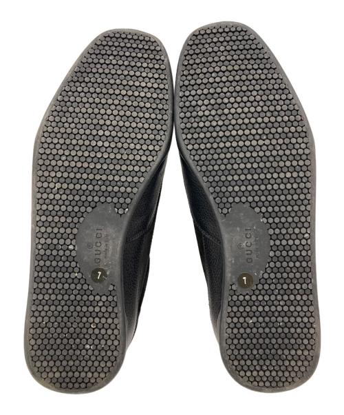 GUCCI（グッチ）GUCCI (グッチ) レザーシューズ ブラック サイズ:7の古着・服飾アイテム