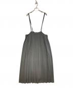 Curensologyカレンソロジー）の古着「プリーツサロペット」｜グレー