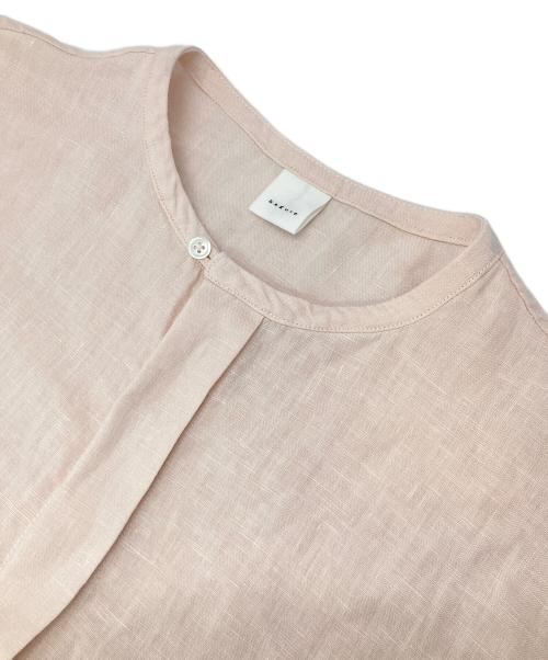 KAGURE（カグレ）KAGURE (カグレ) リネンチュニックシャツ ピンク サイズ:Freeの古着・服飾アイテム