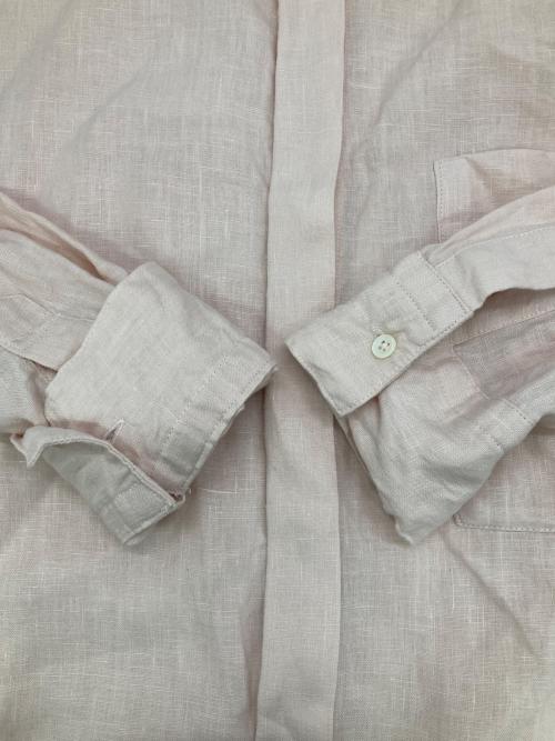 KAGURE（カグレ）KAGURE (カグレ) リネンチュニックシャツ ピンク サイズ:Freeの古着・服飾アイテム