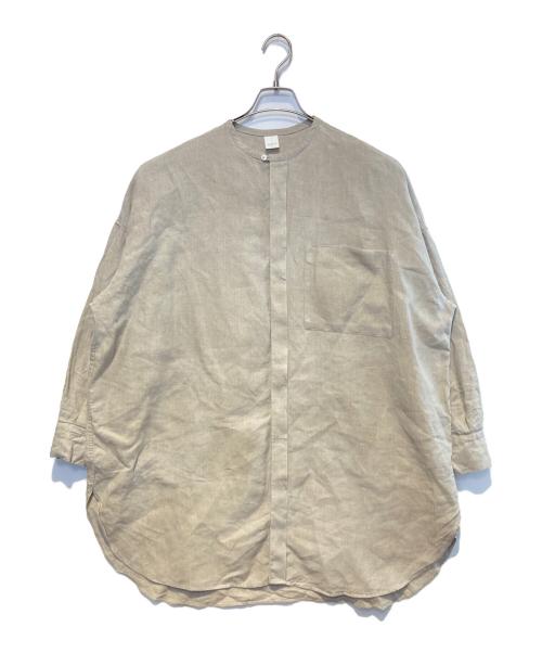 KAGURE（カグレ）KAGURE (カグレ) リネンチュニックシャツ ベージュ サイズ:Freeの古着・服飾アイテム