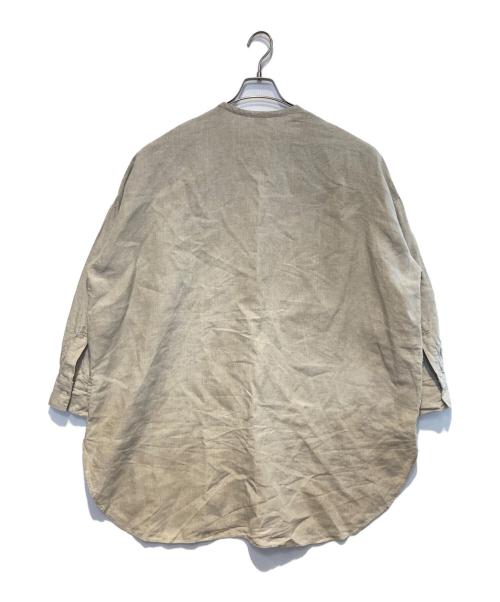 KAGURE（カグレ）KAGURE (カグレ) リネンチュニックシャツ ベージュ サイズ:Freeの古着・服飾アイテム