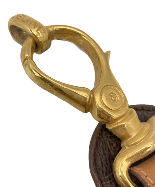 CELINE（セリーヌ）CELINE (セリーヌ) マカダムレザーベルト ブラウン サイズ:60の古着・服飾アイテム