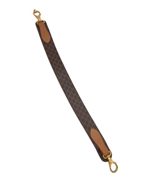 CELINE（セリーヌ）CELINE (セリーヌ) マカダムレザーベルト ブラウン サイズ:60の古着・服飾アイテム