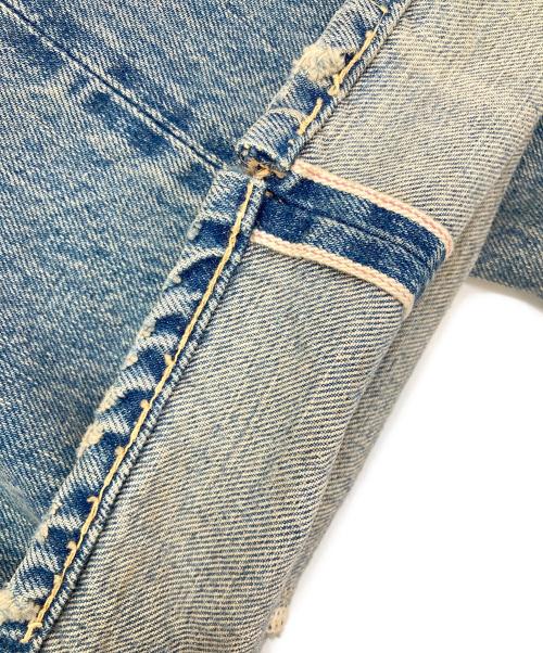 FAT（エフエーティー）FAT (エフエーティー) BIG-F デニムバギーパンツ インディゴ サイズ:Lの古着・服飾アイテム