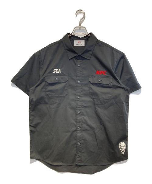 WIND AND SEA（ウィンダンシー）WIND AND SEA (ウィンダンシー) KFC (ケンタッキー・フライド・チキン) KFC WDS WORK SHIRT ブラック サイズ:Lの古着・服飾アイテム