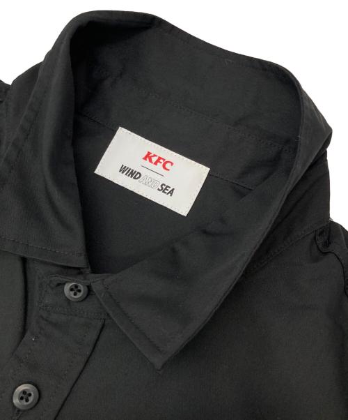 WIND AND SEA（ウィンダンシー）WIND AND SEA (ウィンダンシー) KFC (ケンタッキー・フライド・チキン) KFC WDS WORK SHIRT ブラック サイズ:Lの古着・服飾アイテム