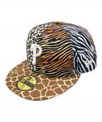 New Era×ATMOSニューエラ×アトモス）の古着「59Fifty PHILLIES MIXED ANIMAL MULTI」｜ベージュ