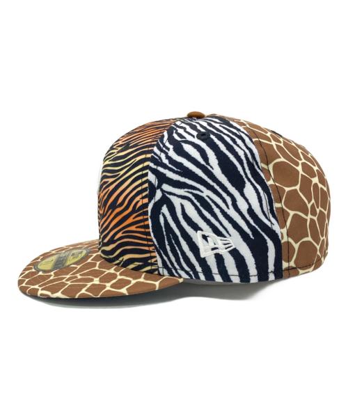 New Era（ニューエラ）New Era (ニューエラ) ATMOS (アトモス) 59Fifty PHILLIES MIXED ANIMAL MULTI ベージュ サイズ:7 1/2（59.6cm）の古着・服飾アイテム