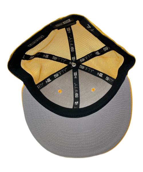 SUPREME（シュプリーム）SUPREME (シュプリーム) New Era (ニューエラ) Box Logo Mesh Back イエロー サイズ:7 1/2（59.6cm）の古着・服飾アイテム