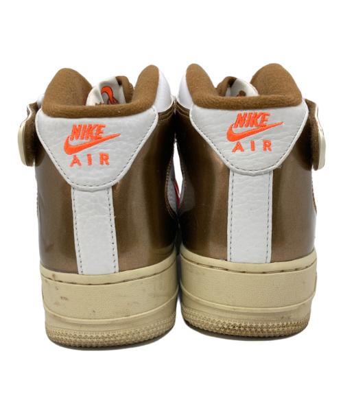 NIKE（ナイキ）NIKE (ナイキ) Air Force 1 Mid QS ホワイト×ブラウン サイズ:US9の古着・服飾アイテム