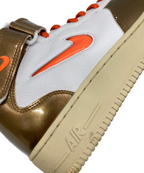 NIKE（ナイキ）NIKE (ナイキ) Air Force 1 Mid QS ホワイト×ブラウン サイズ:US9の古着・服飾アイテム