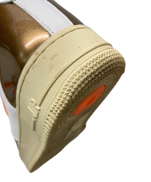 NIKE（ナイキ）NIKE (ナイキ) Air Force 1 Mid QS ホワイト×ブラウン サイズ:US9の古着・服飾アイテム