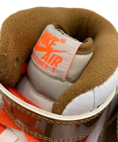 NIKE（ナイキ）NIKE (ナイキ) Air Force 1 Mid QS ホワイト×ブラウン サイズ:US9の古着・服飾アイテム