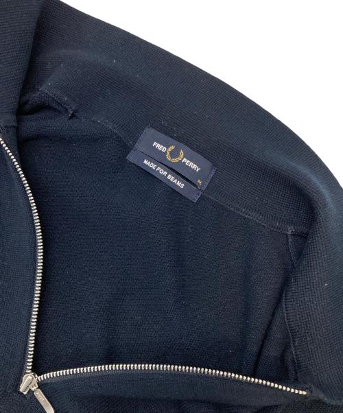 FRED PERRY（フレッドペリー）FRED PERRY (フレッドペリー) BEAMS (ビームス) ハーフジップニットポロ ネイビー サイズ:XLの古着・服飾アイテム