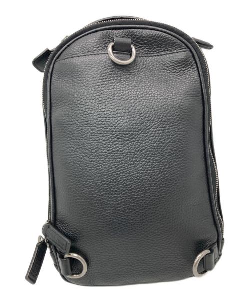 GIORGIO ARMANI（ジョルジョアルマーニ）GIORGIO ARMANI (ジョルジョアルマーニ) ボディバッグ ブラックの古着・服飾アイテム