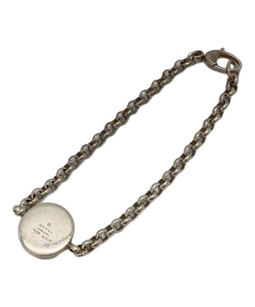 GUCCI（グッチ）GUCCI (グッチ) シルバープレートチェーンブレスレットの古着・服飾アイテム