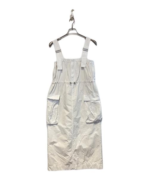 RAY BEAMS（レイ ビームス）RAY BEAMS (レイ ビームス) カーゴポケット サロペット ワンピース ホワイト サイズ:下記参照　の古着・服飾アイテム