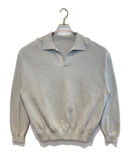 crepuscule（クレプスキュール）crepuscule (クレプスキュール) Moss Stitch Skipper グレー サイズ:2の古着・服飾アイテム