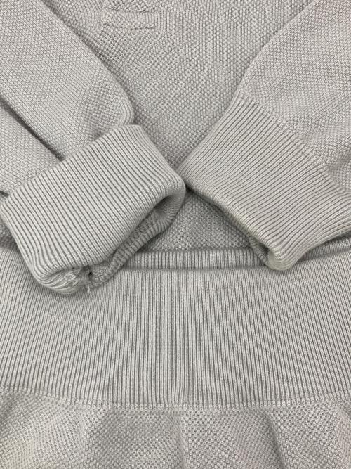 crepuscule（クレプスキュール）crepuscule (クレプスキュール) Moss Stitch Skipper グレー サイズ:2の古着・服飾アイテム