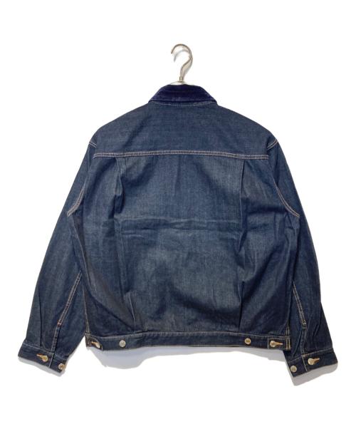 Diaspora Skateboards（ディアスポラスケートボードズ）Diaspora Skateboards (ディアスポラスケートボードズ) Trucker Blouson ブルー サイズ:L 未使用品の古着・服飾アイテム