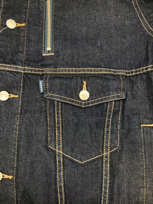 Diaspora Skateboards（ディアスポラスケートボードズ）Diaspora Skateboards (ディアスポラスケートボードズ) Trucker Blouson ブルー サイズ:L 未使用品の古着・服飾アイテム