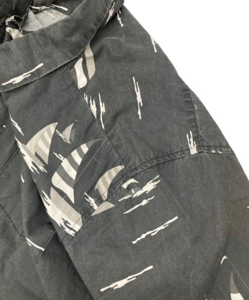 stussy（ステューシー）stussy (ステューシー) 総柄シャツ ブラック サイズ:Lの古着・服飾アイテム