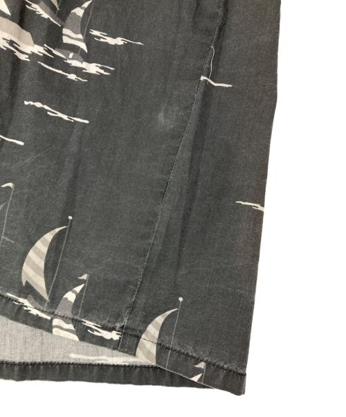 stussy（ステューシー）stussy (ステューシー) 総柄シャツ ブラック サイズ:Lの古着・服飾アイテム