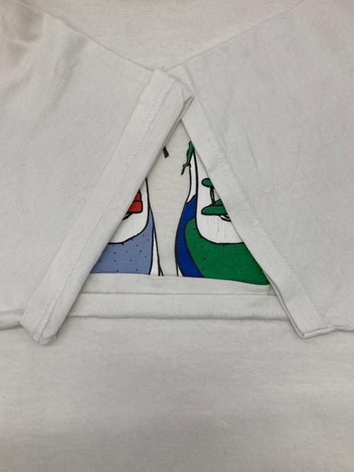 stussy（ステューシー）stussy (ステューシー) プリントTシャツ ホワイト サイズ:Lの古着・服飾アイテム