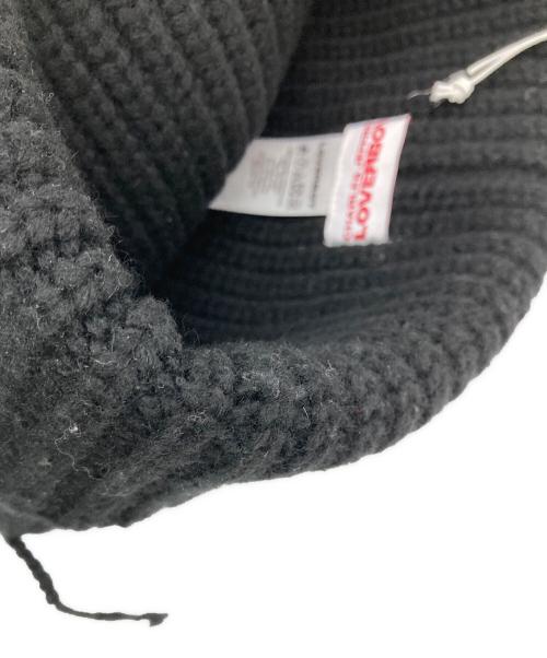 CHARLES JEFFREY LOVERBOY（チャールズ ジェフリー ラバーボーイ）CHARLES JEFFREY LOVERBOY (チャールズ ジェフリー ラバーボーイ) CHUNKY EARS BEANIE ブラックの古着・服飾アイテム