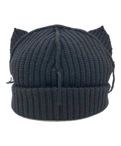 CHARLES JEFFREY LOVERBOY（チャールズ ジェフリー ラバーボーイ）CHARLES JEFFREY LOVERBOY (チャールズ ジェフリー ラバーボーイ) CHUNKY EARS BEANIE ブラックの古着・服飾アイテム