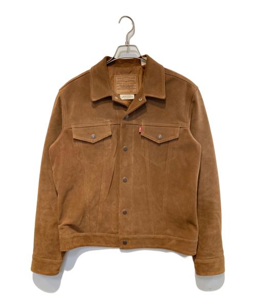 LEVI'S（リーバイス）LEVI'S (リーバイス) JOURNAL STANDARD (ジャーナルスタンダード) 別注TYPEⅢスウェードトラッカージャケット ブラウン サイズ:Mの古着・服飾アイテム