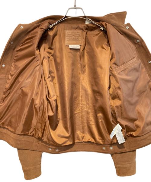 LEVI'S（リーバイス）LEVI'S (リーバイス) JOURNAL STANDARD (ジャーナルスタンダード) 別注TYPEⅢスウェードトラッカージャケット ブラウン サイズ:Mの古着・服飾アイテム