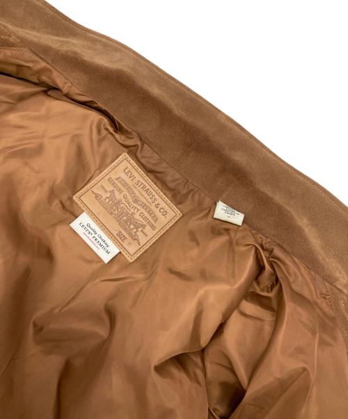 LEVI'S（リーバイス）LEVI'S (リーバイス) JOURNAL STANDARD (ジャーナルスタンダード) 別注TYPEⅢスウェードトラッカージャケット ブラウン サイズ:Mの古着・服飾アイテム
