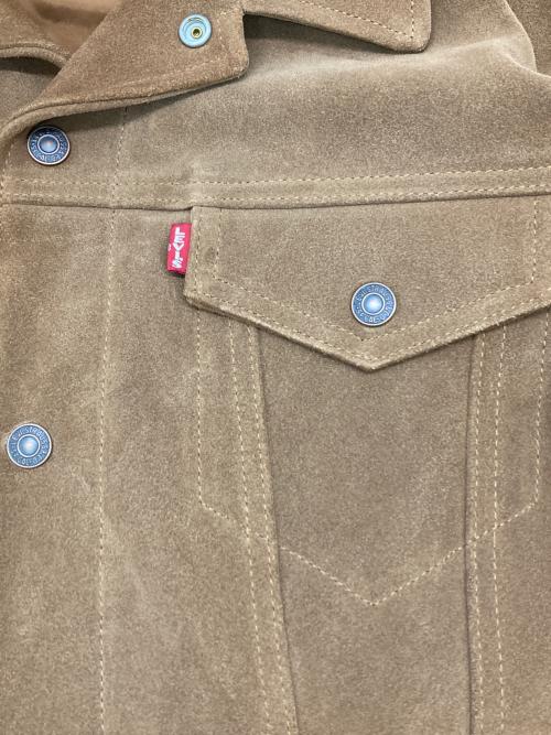 LEVI'S（リーバイス）LEVI'S (リーバイス) JOURNAL STANDARD (ジャーナルスタンダード) 別注TYPEⅢスウェードトラッカージャケット ブラウン サイズ:Mの古着・服飾アイテム