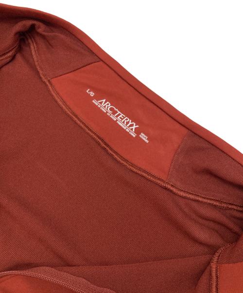 ARC'TERYX（アークテリクス）ARC'TERYX (アークテリクス) PHASE AR ZIP NECK LS レッド サイズ:Lの古着・服飾アイテム