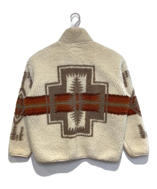 PENDLETON（ペンドルトン）PENDLETON (ペンドルトン) フリースジャケット ホワイト サイズ:Mの古着・服飾アイテム