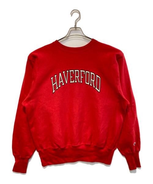 Champion REVERSE WEAVE（チャンピオン リバース ウィーブ）Champion REVERSE WEAVE (チャンピオン リバース ウィーブ) カレッジプリントスウェット レッド サイズ:L 未使用品の古着・服飾アイテム