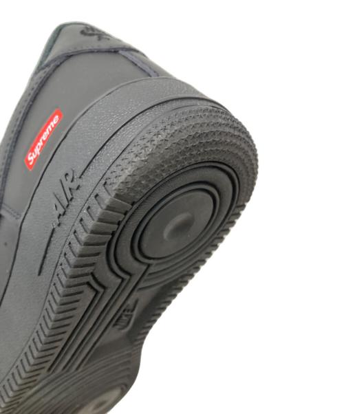 NIKE（ナイキ）NIKE (ナイキ) SUPREME (シュプリーム) AIR FORCE1 LOW ブラック サイズ:US9の古着・服飾アイテム