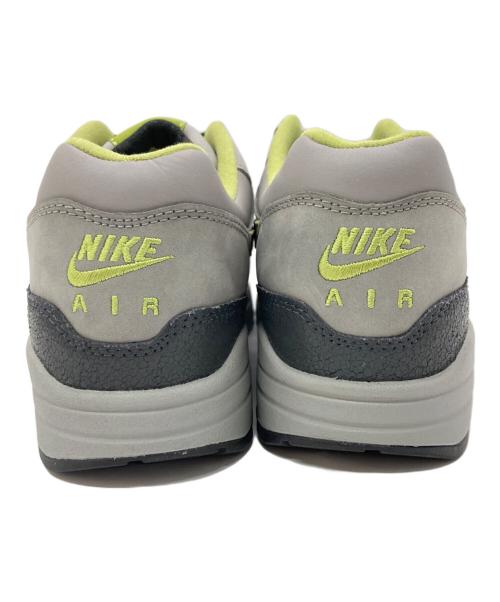 NIKE（ナイキ）NIKE (ナイキ) HUF (ハフ) AIR MAX 1 SP グレー×グリーン サイズ:US9.5の古着・服飾アイテム
