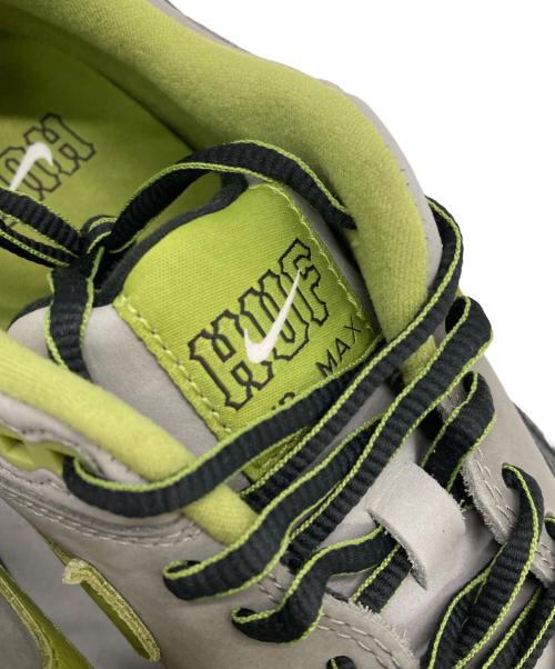 NIKE（ナイキ）NIKE (ナイキ) HUF (ハフ) AIR MAX 1 SP グレー×グリーン サイズ:US9.5の古着・服飾アイテム