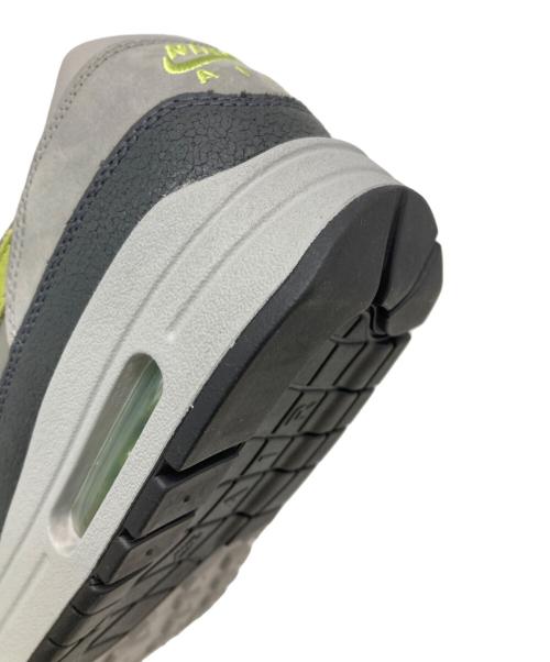 NIKE（ナイキ）NIKE (ナイキ) HUF (ハフ) AIR MAX 1 SP グレー×グリーン サイズ:US9.5の古着・服飾アイテム