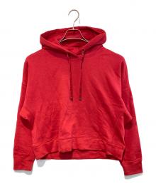 MONCLER（モンクレール）の古着「MAGLIAクロップドプルオーバーパーカー」｜レッド