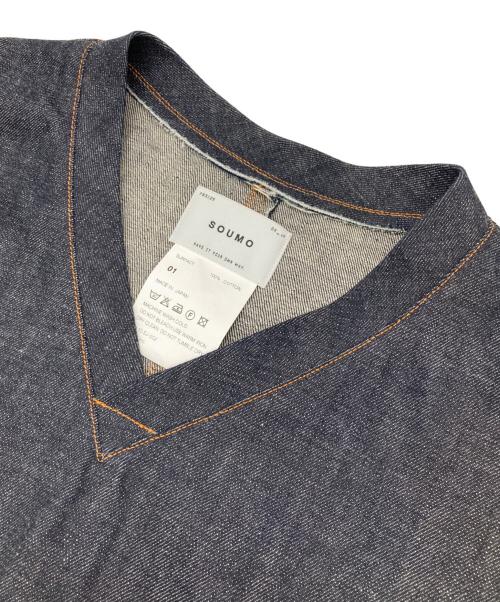 SOUMO（ソウモ）SOUMO (ソウモ) ATELIER P/O DENIM JACKET インディゴ サイズ:01の古着・服飾アイテム
