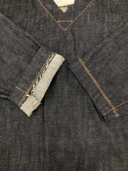 SOUMO（ソウモ）SOUMO (ソウモ) ATELIER P/O DENIM JACKET インディゴ サイズ:01の古着・服飾アイテム