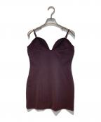 EMILY WEEK×KOJIMA SAKIエミリーウィーク×）の古着「チュニックキャミドレス」｜ボルドー