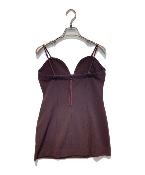 EMILY WEEK（エミリーウィーク）EMILY WEEK (エミリーウィーク) KOJIMA SAKI チュニックキャミドレス ボルドー サイズ:FREEの古着・服飾アイテム